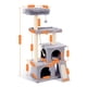 thumbnail image 1 of Fast Delivery Pet Cat Tree House Tower Condo Wood Cat Scratching Sisal-Covered Scratch Posts Pads with Play Ball for Cats Kitten ShopWise Round, 1 of 16