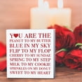 thumbnail image 6 of Zomyto 5"x5" Farmhouse Valentines Day Wooden Box Sign Funny Desk Decor Rustic Decorative Wood Block Plaque for Tiered Tray Tabletop Shelf Home Decoration Romantic Gifts For Her Wife Husband, 6 of 7
