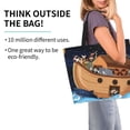 thumbnail image 2 of Balery Ocean Scene with Noah's Ark Bolsa Tote Estilo Estético con Cremalleras, Bolsa de Hombro, Bolsa de Compras Grande y Plegable, 2 of 8