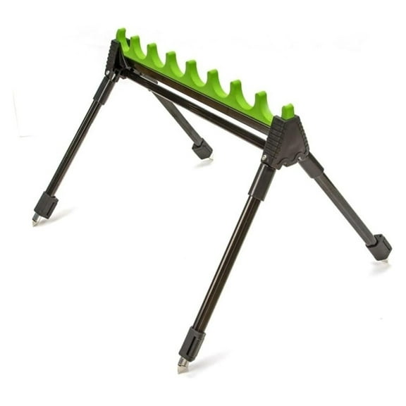 MPXBM Fishing Rod Holders 2Section Telescopic,Adjustable Retractable Carp Fishing Rod Stand Holder, Fishing Rod Pod Carp Stand 4 Leg 8 Rig Roost Kit Fishing Rod Holder Stopper Long Roost