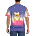 thumbnail image 2 of Naloa Dog Washes in a Bath Men's T-Shirt Sport T-shirt Men's Basic Tee Casual Men's Shirt, Round Neck, Short Sleeves - Large, 2 of 5