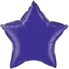 20 in. Purple & Purple Star Flat Foil Ballon
