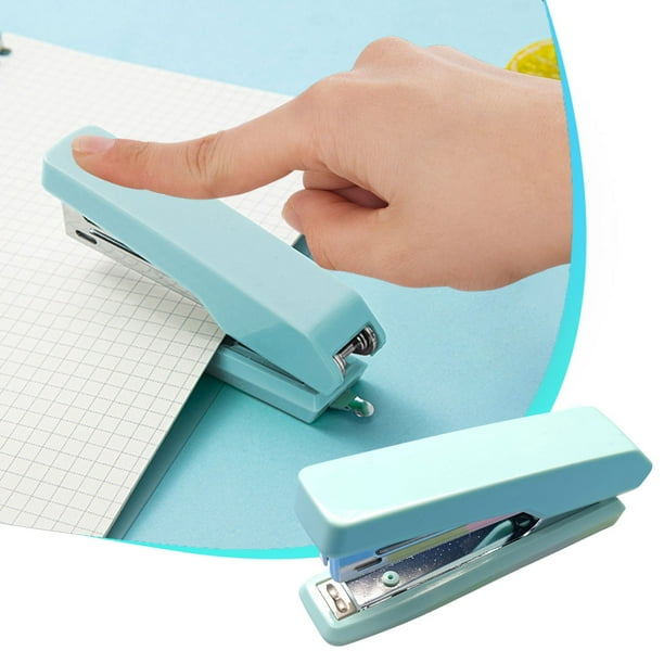 Xihbxyly Grapadora Macaron, Diseño Compacto y Fácil de Presionar, Tamaño Mini Ligero, Modos de Grapado Versátiles, Organización y Encuadernación de Papel, Uso En Oficina y Escuela, Se Requiere Grapa