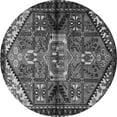 thumbnail image 1 of Ahgly Company Indoor Round Persian Gray Traditional Area Rugs, 5' Round, 1 of 1
