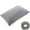 Dark Grey, variant on Ultra Silk Like Beauty Pillow Cover - Blend of 85% Nylon and 15% Spandex Means This Cover Is Designed to Keep Hair Tangle Free and Helps Skin - Bonus Matching Hair Scrunchie, Burgundy, King