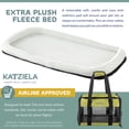 thumbnail image 4 of Katziela Quilted Companion Pet Carrier - Comfortable - Airline Approved (Olive green) (Large), 4 of 7