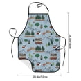 thumbnail image 2 of Easygdp Camping Caravan Apron Waterdrop Resistant with 2 Pockets,Oil Resistant Cooking Kitchen Chef Apron for Women Men, 2 of 7