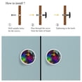 thumbnail image 4 of 4 Pcs Nebula Starry Sky Knobs for Kitchen Cabinet Cupboard Dresser Bookcase Drawer Pulls Handles Round Home Decor, 4 of 5