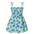 thumbnail image 4 of TAIAOJING Toddler Baby Kids Girls Sleeveless Strap Summer Beach Dresses Casual Clothes, 4 of 9