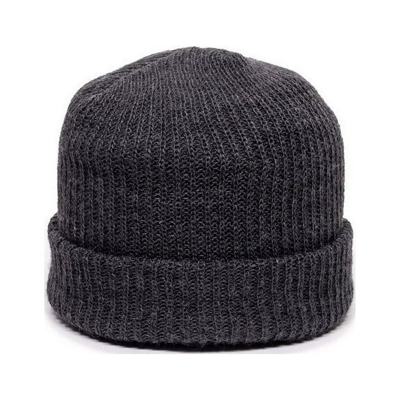 Outdoor Cap KN-275 Cuffed Knit Beanie-Charcoal
