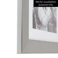 thumbnail image 3 of ArtToFrames 10x20 Inch 702-967 Picture Frame, This Silver MDF Poster Frame is Great for Your Art or Photos, Comes with Regular Glass (3980), 3 of 8