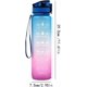 thumbnail image 3 of Water Bottles Gradient Color Sports Bottle 1000ml Motivational For Men And Women Outdoor Fitness Hiking Bike Bottle 33oz, 3 of 5