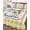 yellow, variant on Full Size Quilt Bedding Set, Sunflowers Reversible Summer Quilt 3 Pieces, Yellow Floral Watercolor Botanical Checkered Rustic Lightweight Bedspreads Coverlets with 2 Pillow Shams for All Seasons