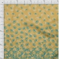 thumbnail image 1 of oneOone Cotton Poplin Pale Orange Fabric Artistic Flower Panel Craft Projects Decor Fabric Printed By The Yard 42 Inch Wide, 1 of 3