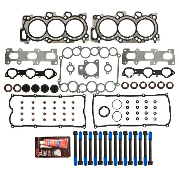 Evergreen HSHB7010C Head Gasket Set Head Bolts Fit 98-04 Acura Honda Isuzu 3.2 & 3.5 DOHC 6VE1 6VD1