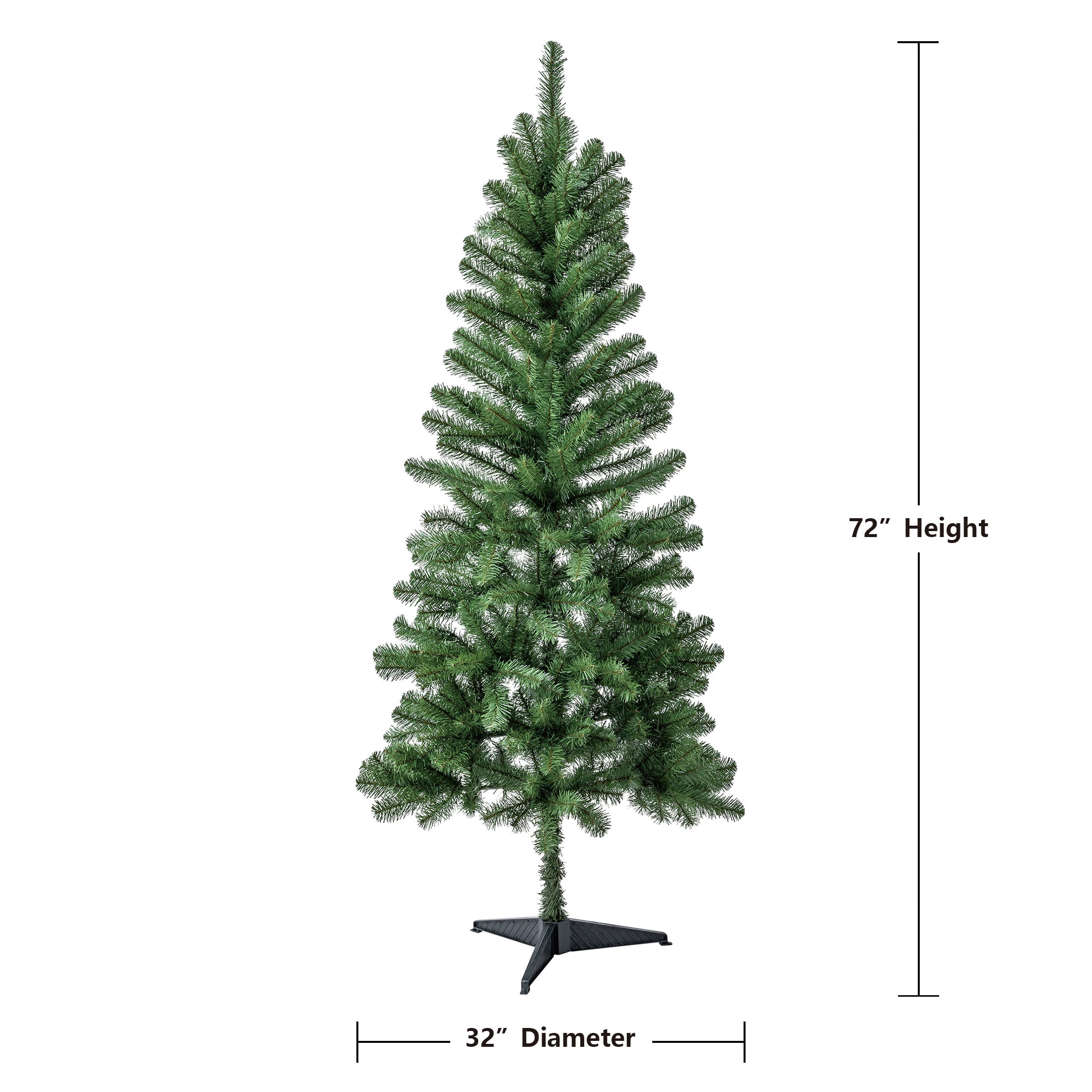 6' Wesley Pine Green Artificial Christmas Tree, by Holiday Time