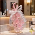thumbnail image 4 of Uxgjfwu Handmade Scented Rose Soap Bouquet on a Rope, Decorative Soap for Hand Washing and Home Decor, Gift Choice for Bathroom and Holiday, Crystal Clear Design, 4 of 5