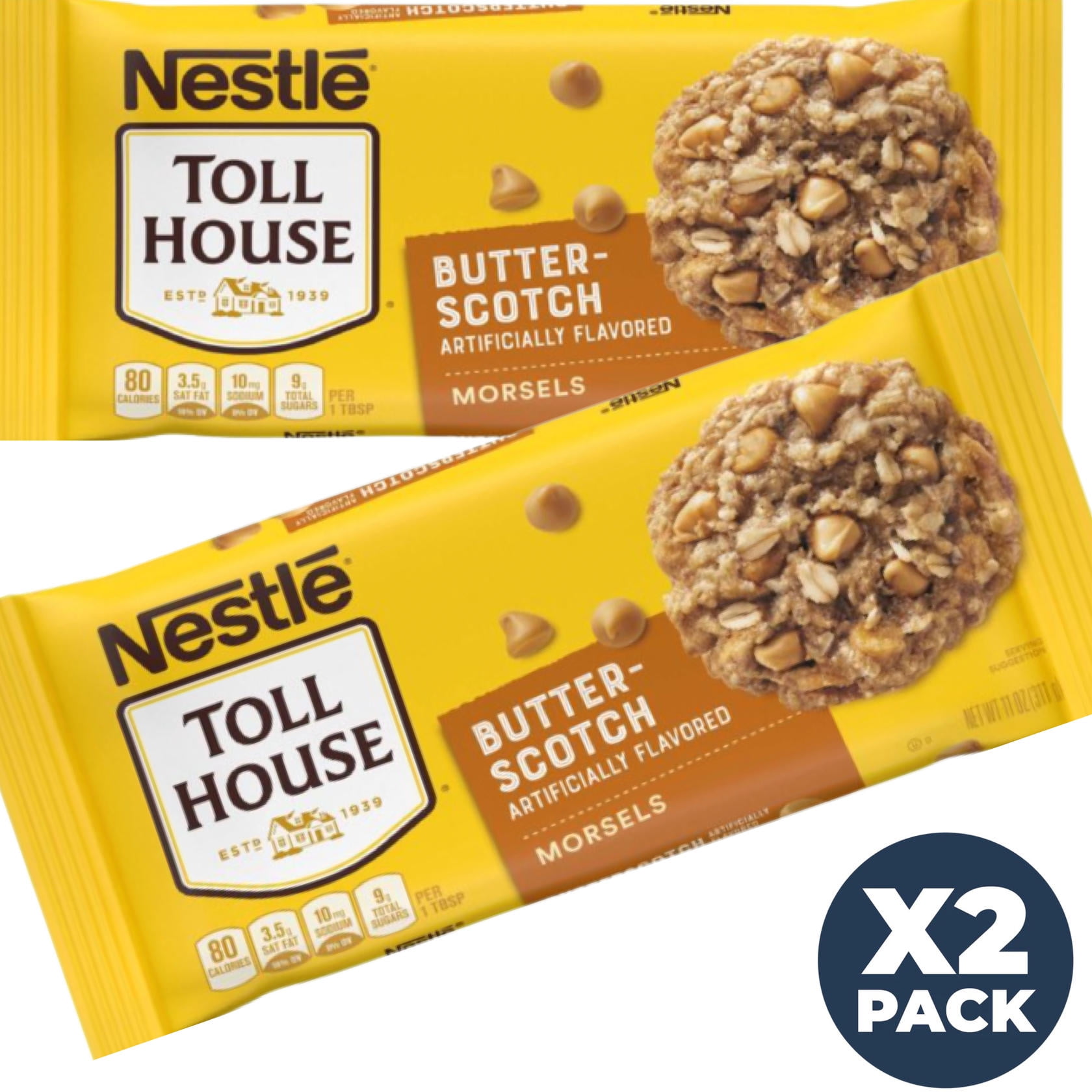 Nestle Toll House Butterscotch Chips 11oz pack of 2