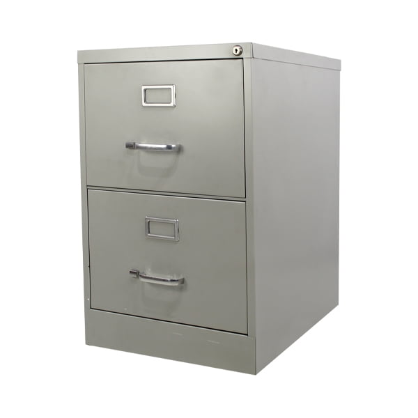 Archivero Metálico de Oficina Oficio 14114 2 Gavetas Gris Mundo In Organizador Archivador