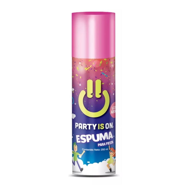Lata Espuma Blanca Party Is On Con Aroma Eventos Diversion Fiestas