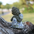 thumbnail image 4 of Estatua de jardín de Buda para sentarse y dormir de resina para decoración Dormido Sunnimix Estatua de Buda, 4 of 8