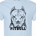thumbnail image 4 of Inktastic Pitbull Sketch Portrait with Dog Breed Name T-Shirt, 4 of 5