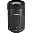thumbnail image 2 of Teleobjetivo con zoom Canon EF-S 55-250 mm f/4-5.6 is STM, 2 of 5