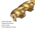 thumbnail image 3 of M14 x 1.25 High Speed Steel Machine 4 Spiral Flutes Thread Tap Titanium Plated, 3 of 6