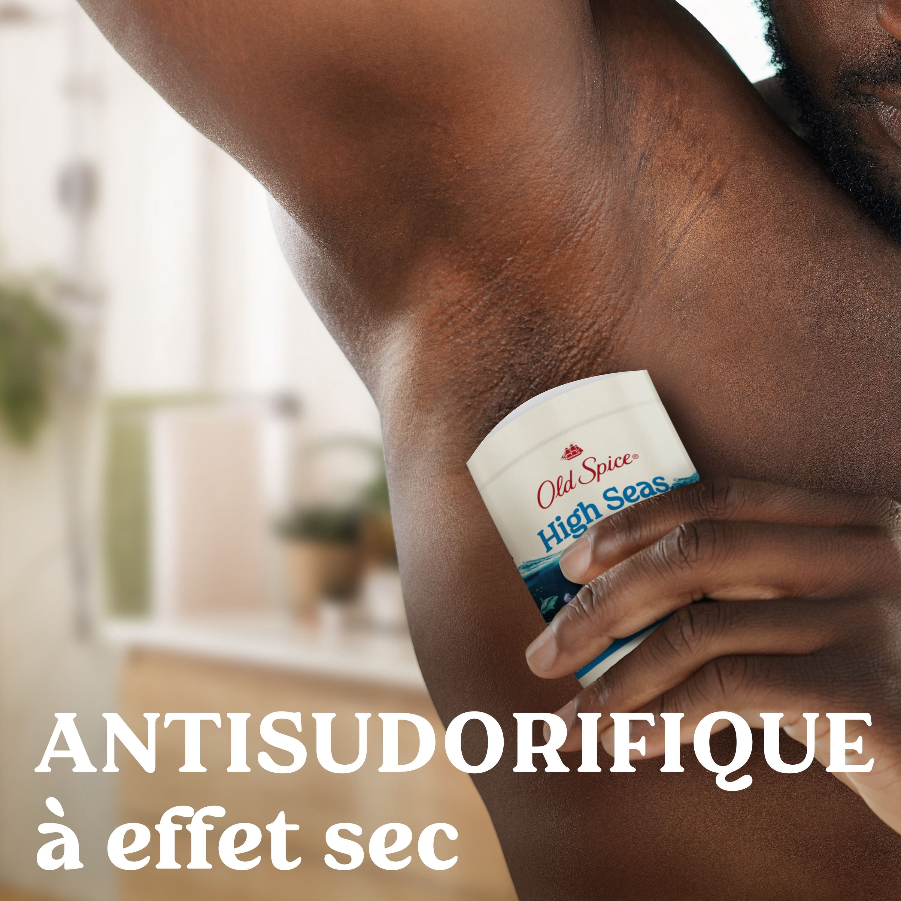 Antisudorifique et désodorisant Old Spice pour hommes, High Seas, parfum de vagues océaniques et algues, fraîcheur durable 24/7