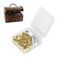 thumbnail image 3 of Juego De 100 Uds De Tachuelas Decorativas para Tapicería Cabeza De Pasador De Clavo Juego De Acero Al Carbono con Regla Flexible para Muebles ANGGREK Otros, 3 of 8