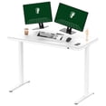 thumbnail image 5 of FLEXISPOT 55" W Home Office Height Adjustable Standing Desk White Chipboard Top with USB Charge Ports, Drawer, 5 of 7
