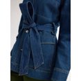 thumbnail image 2 of Free Assembly Women’s and Women's Plus Belted Cotton Utility Jacket, Sizes XS-4X, 2 of 5