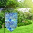 thumbnail image 2 of Wukai Peacock Print Garden Flag 12.5x18 Inch Double Sided Sun-resistant Rain-resistant, Wrinkle-resistant Colorfast(Only Flag), 2 of 7