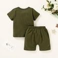 thumbnail image 5 of Happy Town Toddler Boy Clothes Short Sleeve T-shirt and Shorts Boys Summer Clothes Set, 5 of 7