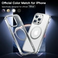 thumbnail image 6 of Polished Titanium for MagSafe iPhone 14 Pro Max Case, [12FT Military Grade Shockproof] Official Color Match for iPhone, Matte Back, Anti-Fingerprint, Magnetic Phone Cover 6.7 inch, Silver, 6 of 13