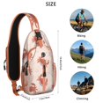 thumbnail image 5 of Crossbody Sling Bag Marine Adorable Crab Hiking Sling Backpack Travel Bag Hiking Bag for Men Women, 5 of 6