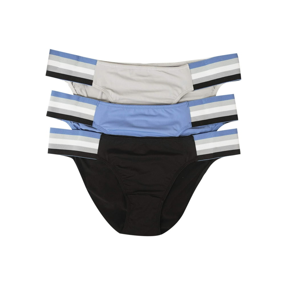 RBX - Women's Athletic Microfiber Bikini Panties - 3 Pack - Walmart.com - Walmart.com