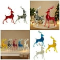 thumbnail image 2 of Contemporary Resins Reindeers Decoration Deer Figure Collectible Standing for Stylish Interior, 2 of 9