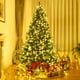 thumbnail image 2 of Árbol de Navidad Preiluminado Costway 225 cm 540 luces LED Piñas de pino, 2 of 3