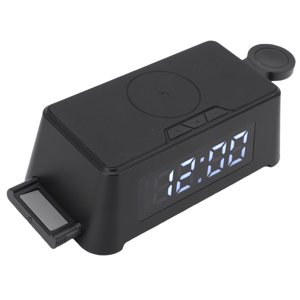 Réveil Chargeur sans fil, chargeur sans fil multifonctionnel étanche pour montre