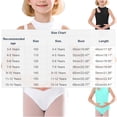 thumbnail image 5 of FRSASU Girls Sleeveless Leotards for Ballet Cutout Stretch Hollow Back Sleeveless Dance Uniform Bodysuits for 3-14 Years Black, 5 of 7