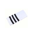 thumbnail image 2 of Luxsea Girls Knee High Long Socks for Kids Stripes Pattern Tall Cute Cotton Sports Old School White Socks Skate Children Baby Long Tube Leg Warm, 2 of 4