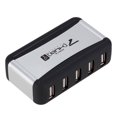 thumbnail image 1 of Concentrador USB 2.0 vertical de 7 puertos jixopn, divisor multiUSB con adaptador de corriente, accesorios para PC, 1 of 1
