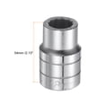 thumbnail image 2 of Unique Bargains 18mm 12 Point Shallow Socket 3/4' Drive Standard Metric Chromium Vanadium Steel, 2 of 5