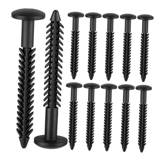 Tornillo de fijación para tablero de ventana de persiana Juego de clavos Clavos para panel de persiana Persianas 12 piezas