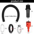 thumbnail image 2 of Universal Rain Barrel Faucet Connector Kit with Durable Leak Proof Hose Adapter for Water Tank Fittings and Easy Installation, 2 of 6