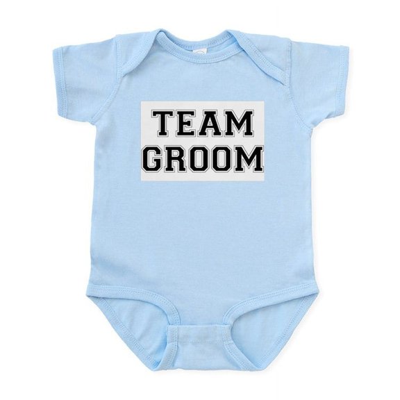 CafePress - Team Groom Infant Bodysuit - Baby Light Bodysuit, Size Newborn - 24 Months