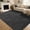 Dark Gray, variant on WLRETMCI 9' x 12' Modern Geometric Area Rug Non-Slip Soft Carpet for Living Room and Bedroom, Dark Gray