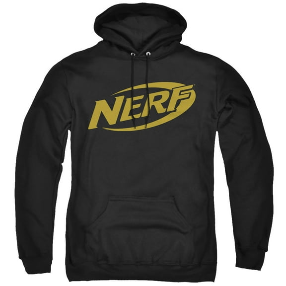 Nerf Logo Adult Pullover Hoodie Sweatshirt Black