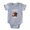 Heather Grey, variant on CafePress - Foxhound - Cute Infant Baby Football Bodysuit